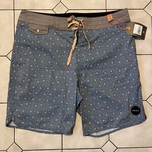 Howler Bros, Stretch Vaquero, Little Agave Print, Swim Trunks, 36